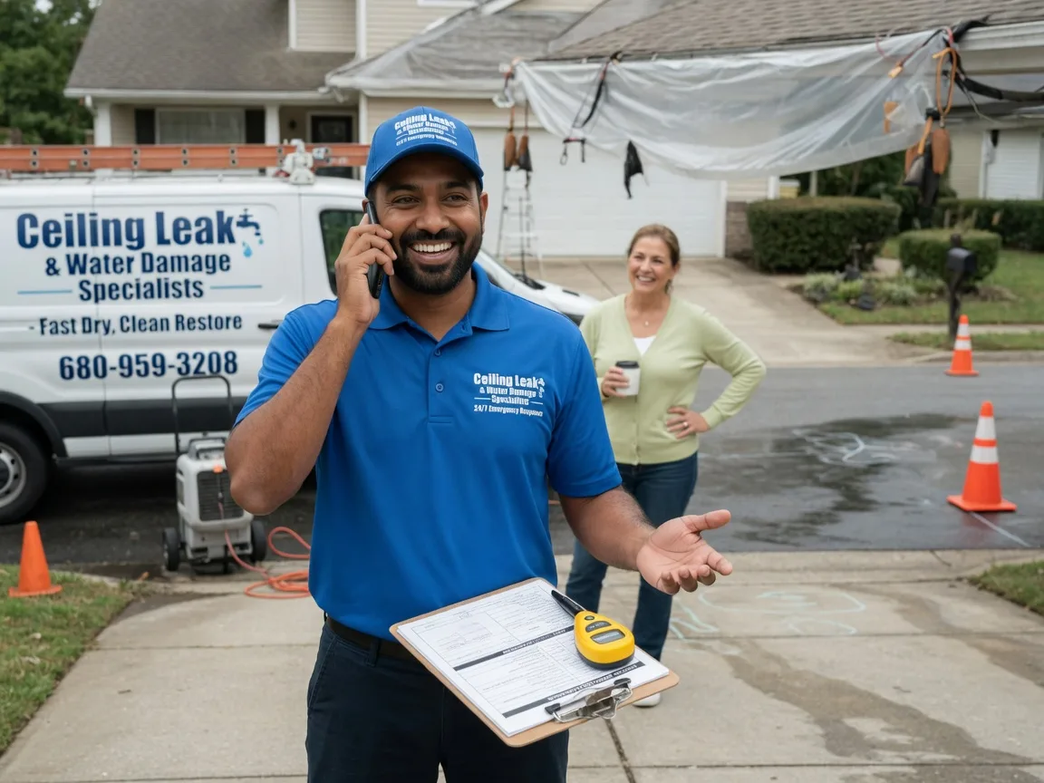 Ceiling Leak Cleanup Lake Arthur, NM FAQs